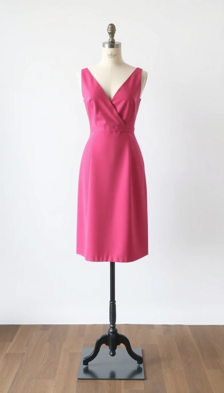 Après retouche - Robe ajustée